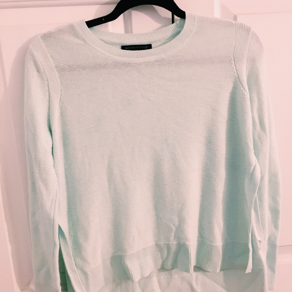 blue banana republic sweater
